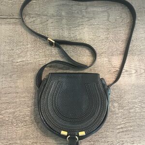 Chloe mini Marcie Black Leather Bag